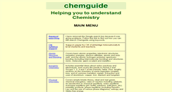 Desktop Screenshot of chemguide.co.uk